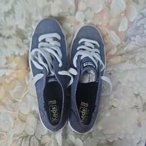 Keds Denim Blue Sneakers with White Accents
